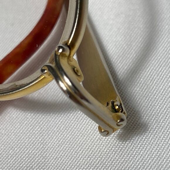 Martine Sitbon Eyeglasses FRAMES ONLY Gold Tone Filigree Detail 6548 48-19 140 - Picture 3 of 11